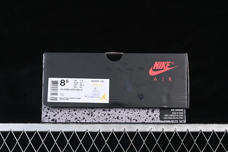 All categories Air Jordan Jordan series basketball shoes Air Jordan 5 Air Jordan 5 Retro "White Metallic" AJ5 Joe 5 Silver HQ7978-103